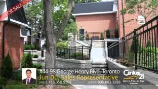 98 George Henry Blvd 44, Toronto - Home for Sale by: Jun Du, Sales Representative