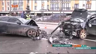 На Петропавлівській Борщагівці сталася лобова аварія – є постраждалі