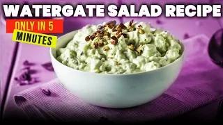 Refreshing Watergate Salad with a Cottage Cheese Twist 🏆 Perfect Summer Dessert! [No Bake Recipe]