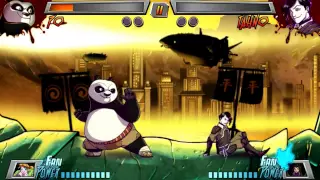 игра мультик кунг фу панда По один на один # 3