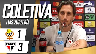 COLETIVA LUÍS ZUBELDÍA | AO VIVO | Cobresal 1 x 3 São Paulo - Libertadores 2024