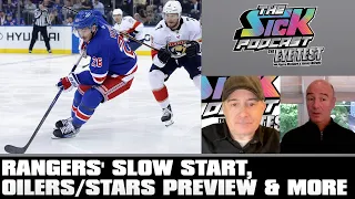 Rangers' Slow Start, Oilers/Stars Preview & More | The Sick Podcast - The Eye Test May 23 2024