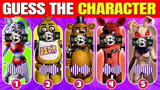 Guess The Character By Voice & Mouth - FNAF Quiz| Five Night At Freddy's| Foxy, Chica, Freddy, Vanny