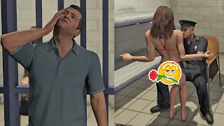 What Police Officer & Amanda Secretly Do In GTA 5? (Cut Scene)