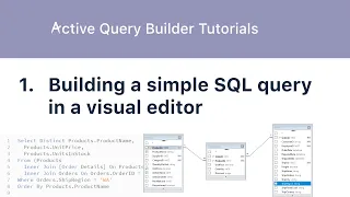 Creating a simple SELECT SQL query - Active Query Builder Tutorial, Part 1