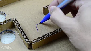 How to make Marble Labyrinth from Cardboard