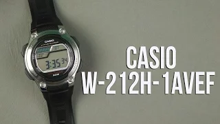 Распаковка CASIO W-212H-1AVEF