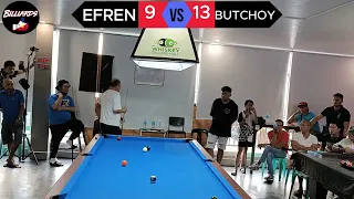 AKALA MO PANALO KANA DI PALAMABIGAT NA PARTIDA PARA KAY CHAMP EFREN BATA REYES 8 10 +2 winVS BUTCHOY