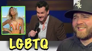 First Time Reaction   Jim Jefferies on LGBTQ Community (High & Dry)