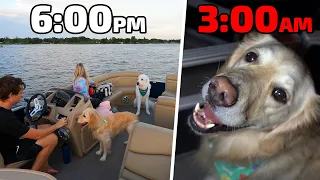 WE SPENT THE NIGHT ON THE BOAT! (Super Cooper Sunday #244)