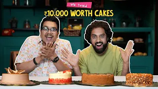We Tried ₹10000 Worth Of Cakes | Ok Tested