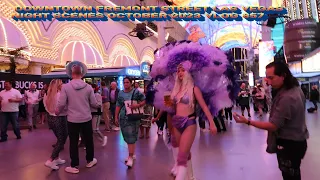 DOWNTOWN FREMONT STREET LAS VEGAS NIGHT SCENES OCTOBER 2023 VLOG 857