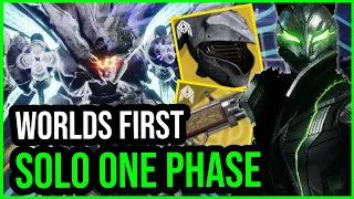 World's 1st SOLO 1 DAMAGE PHASE Persys Primordial Ruin Destiny 2