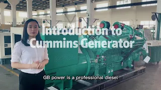 GB Power Cummins Diesel Generator Introduction by Lily