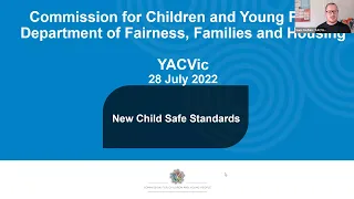 New Victorian Child Safe Standards Webinar: What does the youth sector need to know?