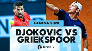 Novak Djokovic vs Tallon Griekspoor | Geneva 2024 Highlights