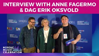 Interview with Anne Fagermo & Dag Erik Oksvold at Nordic Music Celebration 2024 🇳🇴 MGP Norway 2024