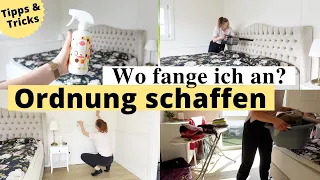 XXL Putzen & Aufräumen im Schlafzimmer 💛 Tipps & Tricks 💛 Ordnung machen 💛 Haushalt