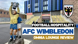 AFC Wimbledon hospitality review | Omnia Lounge | The Padded Seat