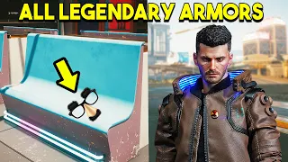 All Secret *FREE* Legendary Armors In Cyberpunk 2077! (Cyberpunk 2077 Secrets)