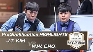 PQ - 김준태 Jun Tae KIM vs 조명우 Myung Woo CHO. H/L