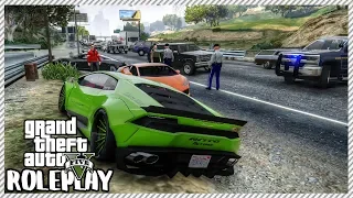 GTA 5 ROLEPLAY - Drunk Driver Crashed in to my Lamborghini | Ep. 286 Civ