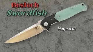 NEW! Bestech Swordfish Flipper Knife:  Now in Magnacut!