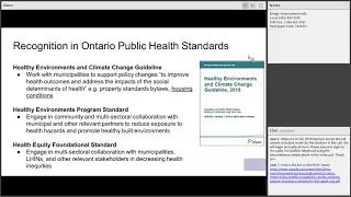 Healthy Housing: Exploring between Public Health & Municipal Property Standards