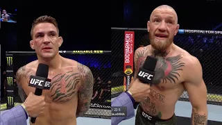 UFC 257: Порье vs МакГрегор 2 - Слова после боя