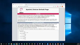 Install an Apache web server and configure a webpage on Debian9 VM on Google Cloud