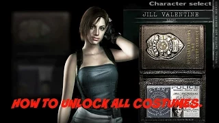 How to unlock all costumes - Resident Evil Remastered.