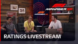 F1® Manager 2022 | Livestream: Ratings & Development (VOD)