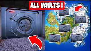 All Vaults Locations in Fortnite Chapter 5 Season 2 - How To Open a Vault in Fortnite