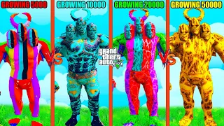 SHINCHAN Growing BIGGEST ALL FATHER HULK in GTA 5!