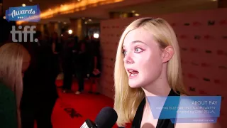 Elle Fanning About Ray Red Carpet (TIFF 2015)