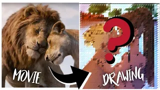 How Would Be SIMBA & NALA as HUMANS?? || Drawing a FANART !