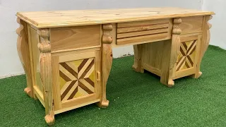 Artistic Skillful Woodworking Ideas And Skills Of A Carpenter // Build Luxury And Modern Furniture