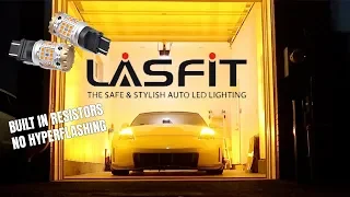LASFIT LED Turn Signal on the 350Z (No resistors needed)