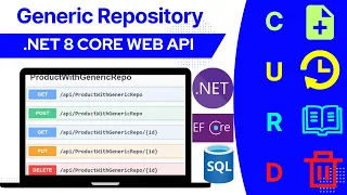 Generic repository pattern in asp.net core web api | Curd operation