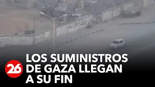 Los suministros de Gaza llegan a su fin