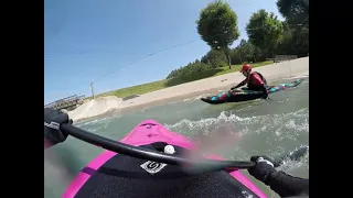 First time kayaking the U.S. National Whitewater Center Wilderness Channel June 2, 2023