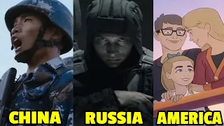 AMERICA IS SO SOFT! - ARMY RECRUITMENT ADS : CHINA vs RUSSIA vs AMERICA