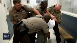 'What's Wrong With You!': Inmate Forced to the Ground After Refusing to Comply with Officers (JAIL)