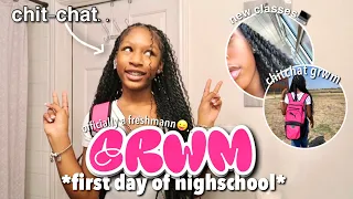 GRWM for The FIRST DAY of Highschool |*freshman year*