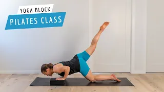 YOGA BLOCK PILATES CLASS | 30 MIN