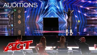 Mother and Daughter Danger Duo FRIGHTENS the Judges - America's Got Talent 2021