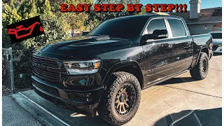 HOW TO DO YOUR OWN OIL CHANGE ON YOUR 2019-2021 RAM 1500 5TH GEN STEP BY STEP DIY!!