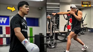 Jaime Munguia Training for Canelo Alvarez. TRAINING CAMP | HIGHLIGHTS HD BOXING (2024)