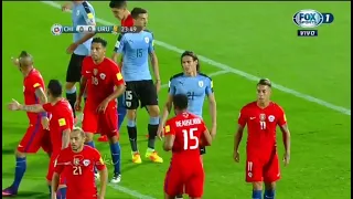 Chile 🇨🇱 vs 🇺🇾 Uruguay, 720p, Eliminatorias 2018 (Fox Sports) #LaRojaku_partidos