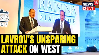 Russian Foreign Minister Sergey Lavrov LIVE | Raisina Dialogue 2023 LIVE | English News LIVE |News18